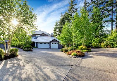 JM Masonry, Concrete & Excavating paved driveway